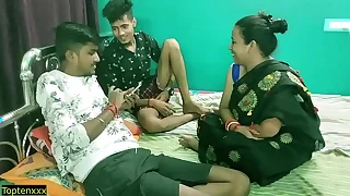 Indian hot wife shared thither friend&excl; Certain hindi sex